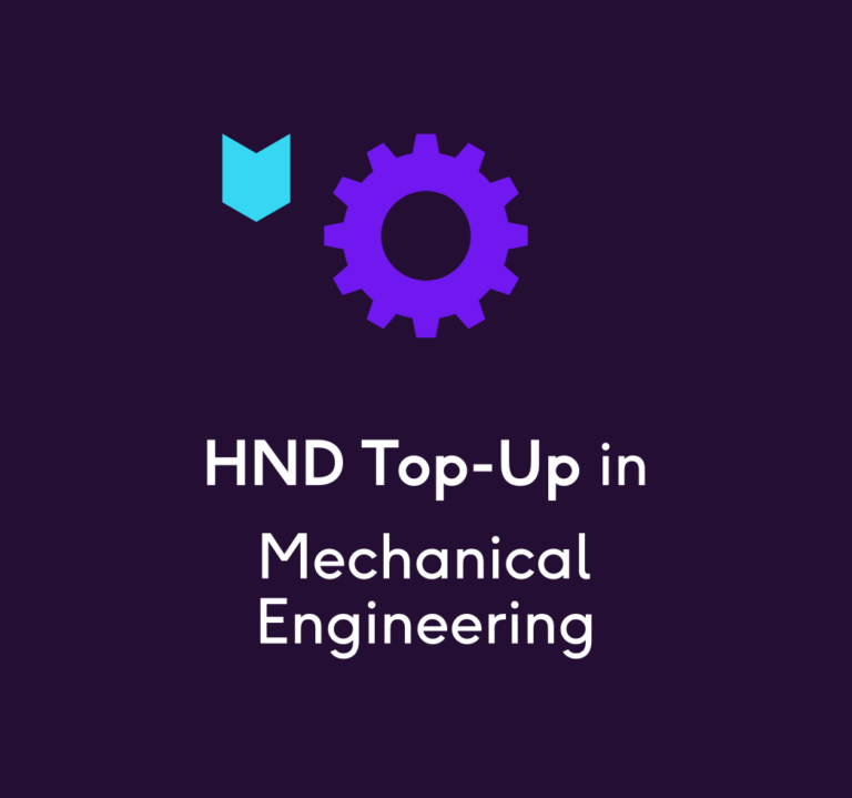 Level 5 HND TopUp in Mechanical Engineering Full Online Programme
